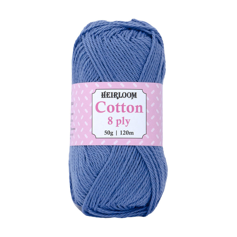 Heirloom Cotton 8ply - 100% Cotton 50g