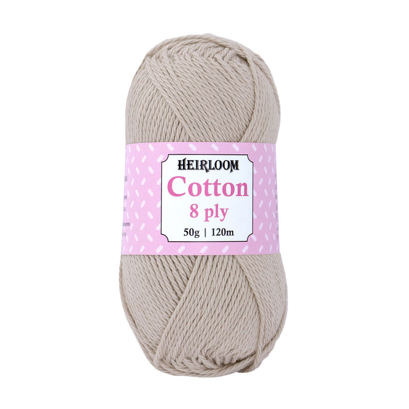 Heirloom Cotton 8ply - 100% Cotton 50g