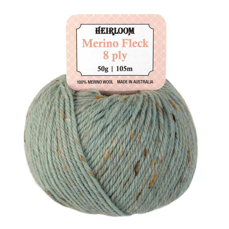 Heirloom Merino Fleck 8ply - 100% Merino Wool 50g