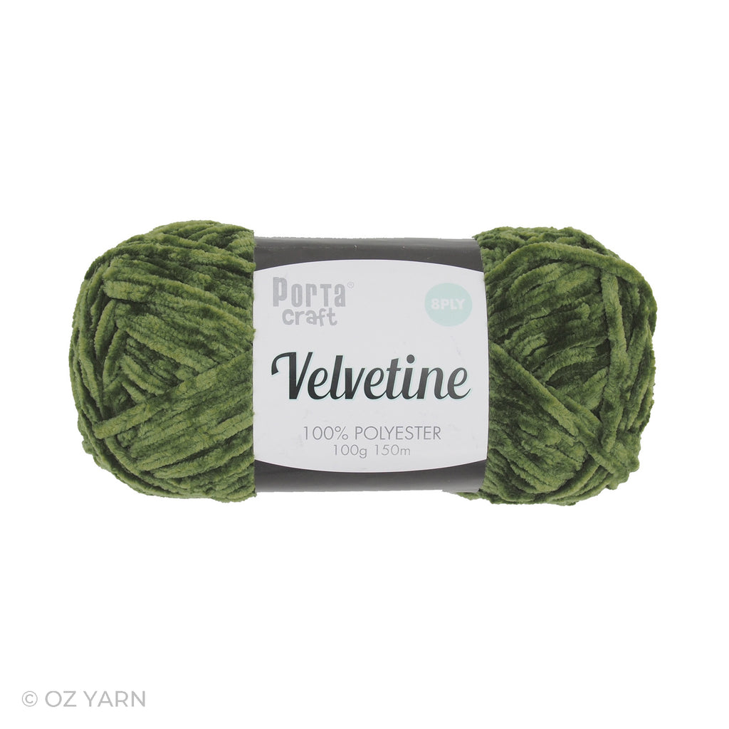 Porta Craft Velvetine Chenille Yarn 100g
