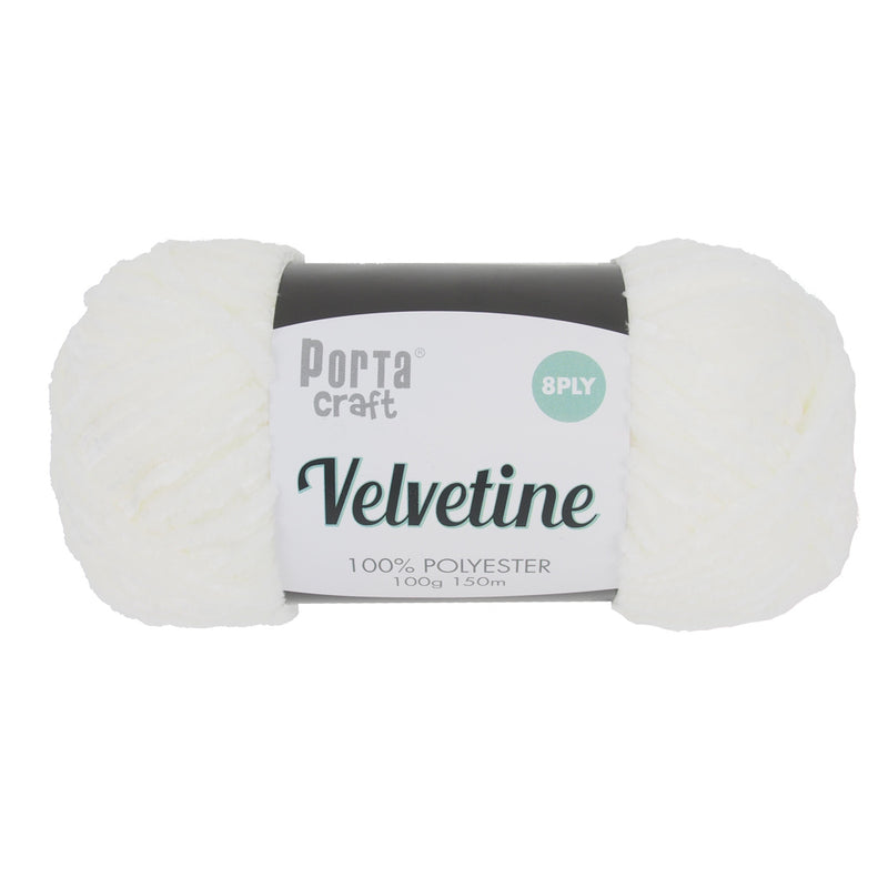 Porta Craft Velvetine Chenille Yarn 100g