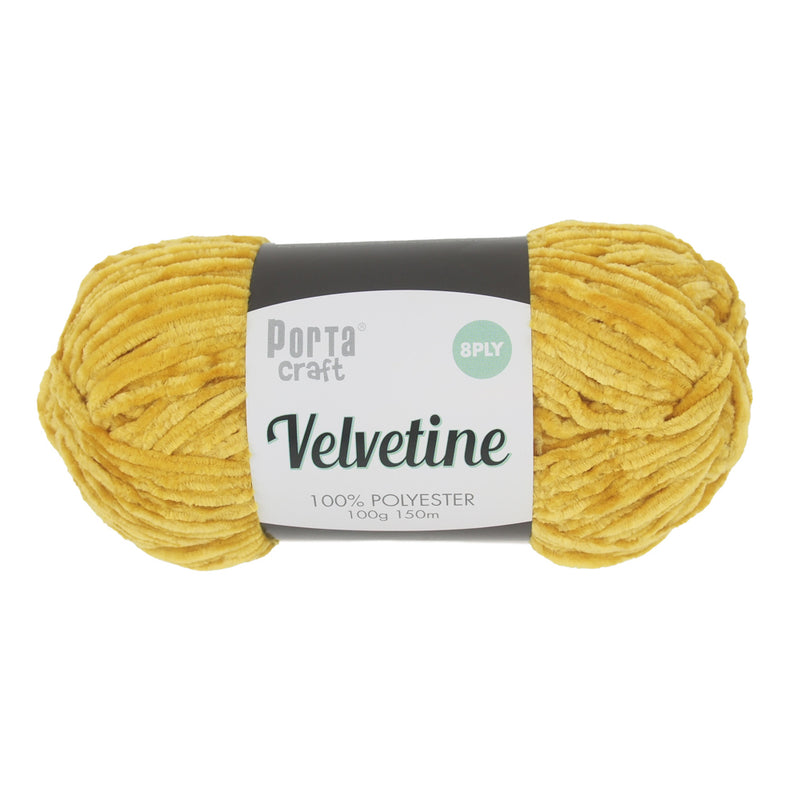 Porta Craft Velvetine Chenille Yarn 100g