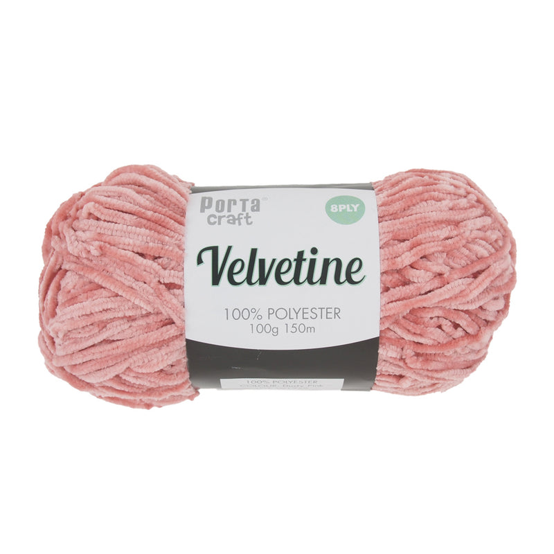 Porta Craft Velvetine Chenille Yarn 100g