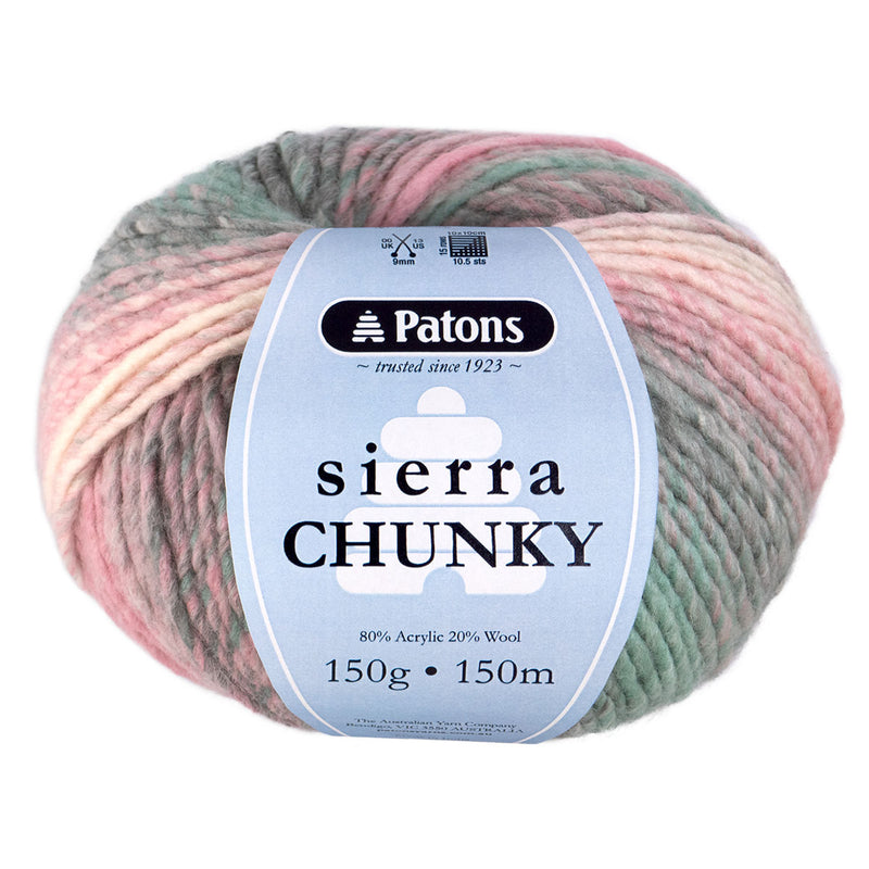 Patons Sierra Chunky 8ply 150g