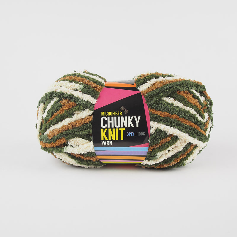 Microfiber Chunky Knit Yarn 100g (16 colours available) - Oz Yarn