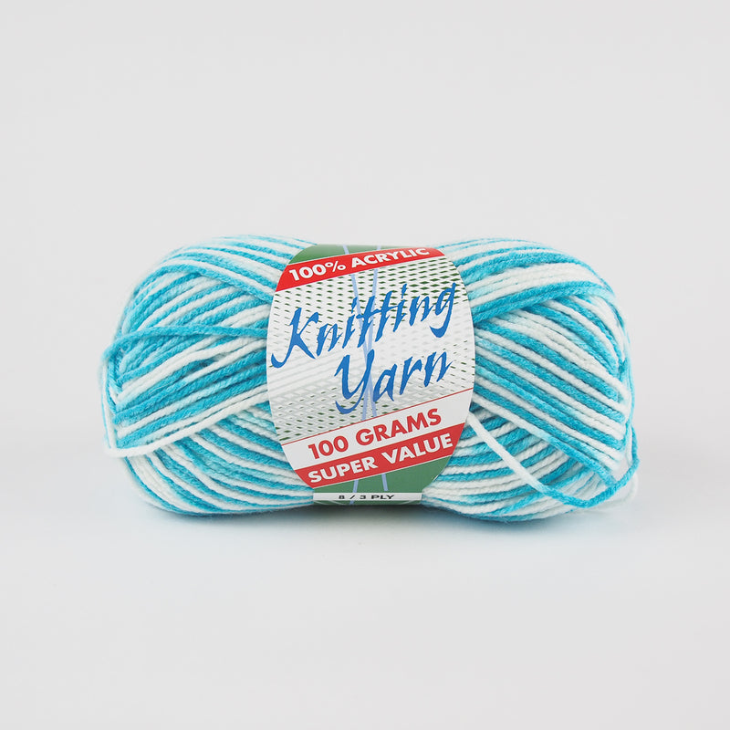 Yatsal Knitting Yarn 8 ply 100g - Multicolour - Oz Yarn