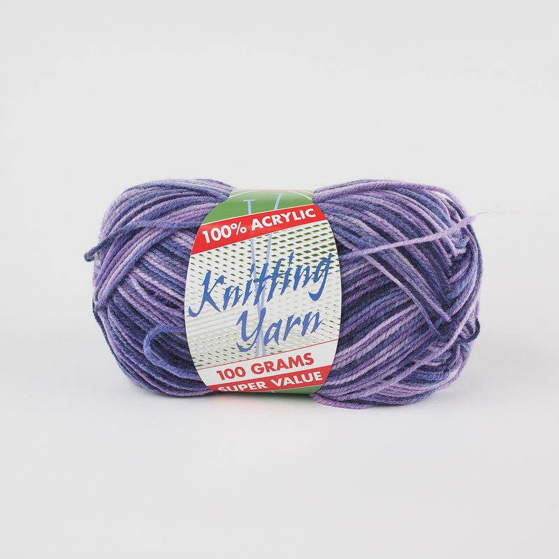 Yatsal Knitting Yarn 8 ply 100g - Multicolour - Oz Yarn