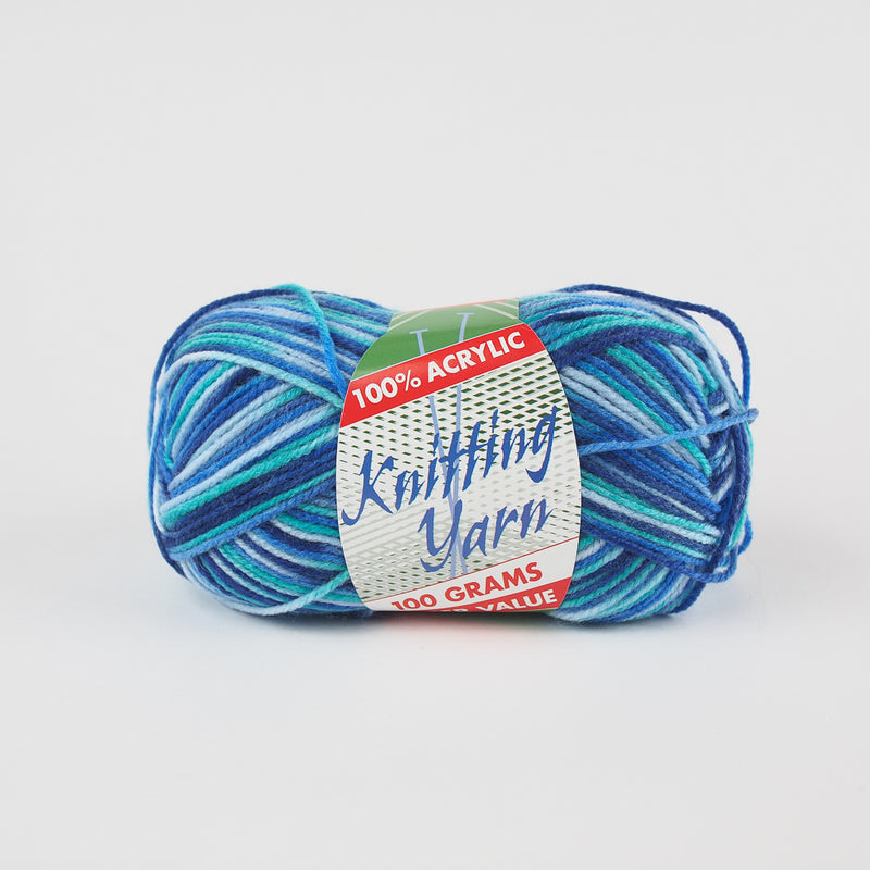 Yatsal Knitting Yarn 8 ply 100g - Multicolour - Oz Yarn