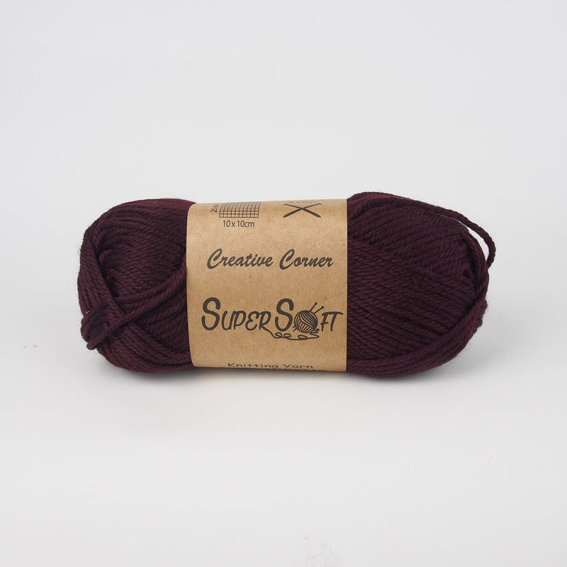 Creative Corner Super Soft yarn 8 ply 100g (35 colours available) - Oz Yarn