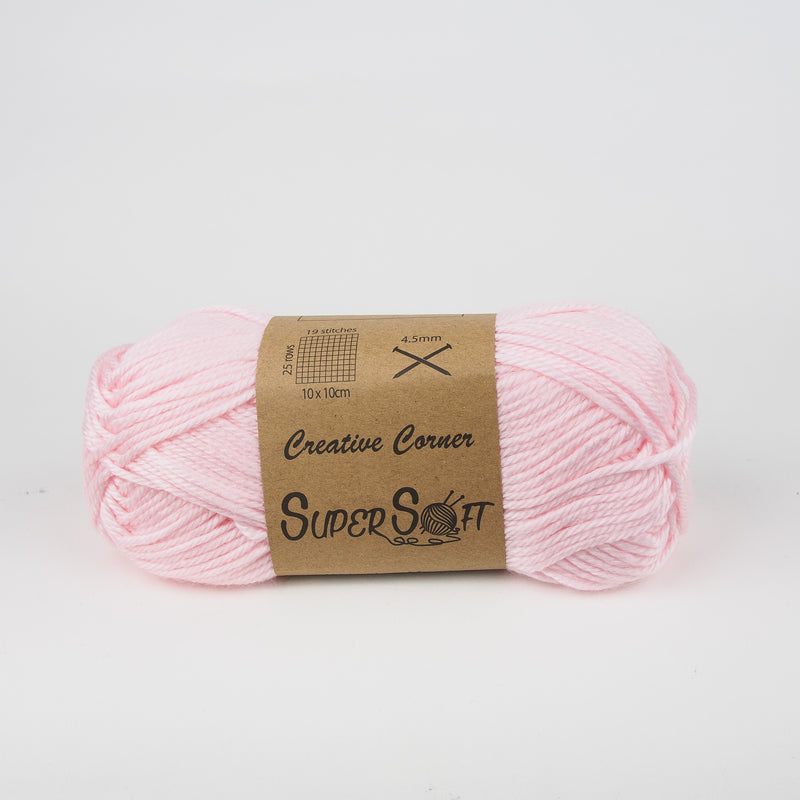 Creative Corner Super Soft yarn 8 ply 100g (35 colours available) - Oz Yarn