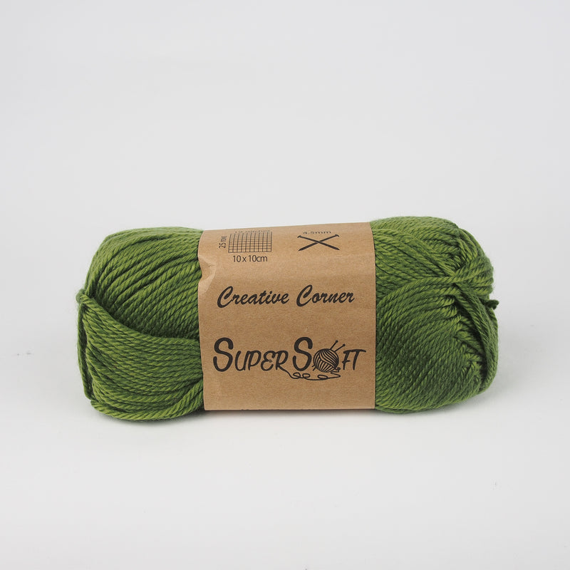 Creative Corner Super Soft yarn 8 ply 100g (35 colours available) - Oz Yarn