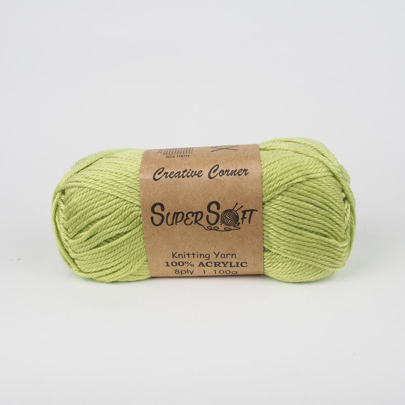 Creative Corner Super Soft yarn 8 ply 100g (35 colours available) - Oz Yarn