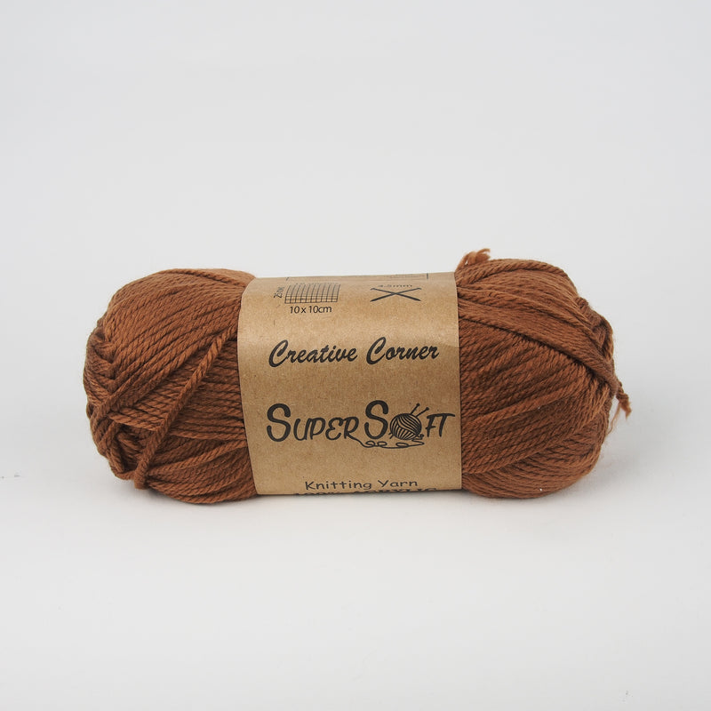 Creative Corner Super Soft yarn 8 ply 100g (35 colours available) - Oz Yarn