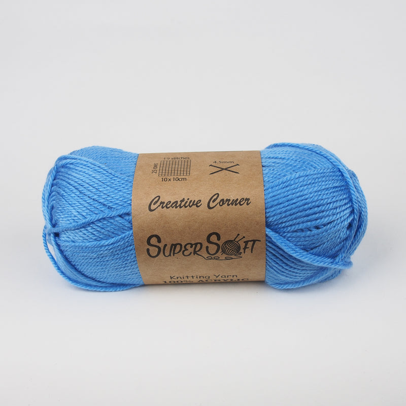 Creative Corner Super Soft yarn 8 ply 100g (35 colours available) - Oz Yarn