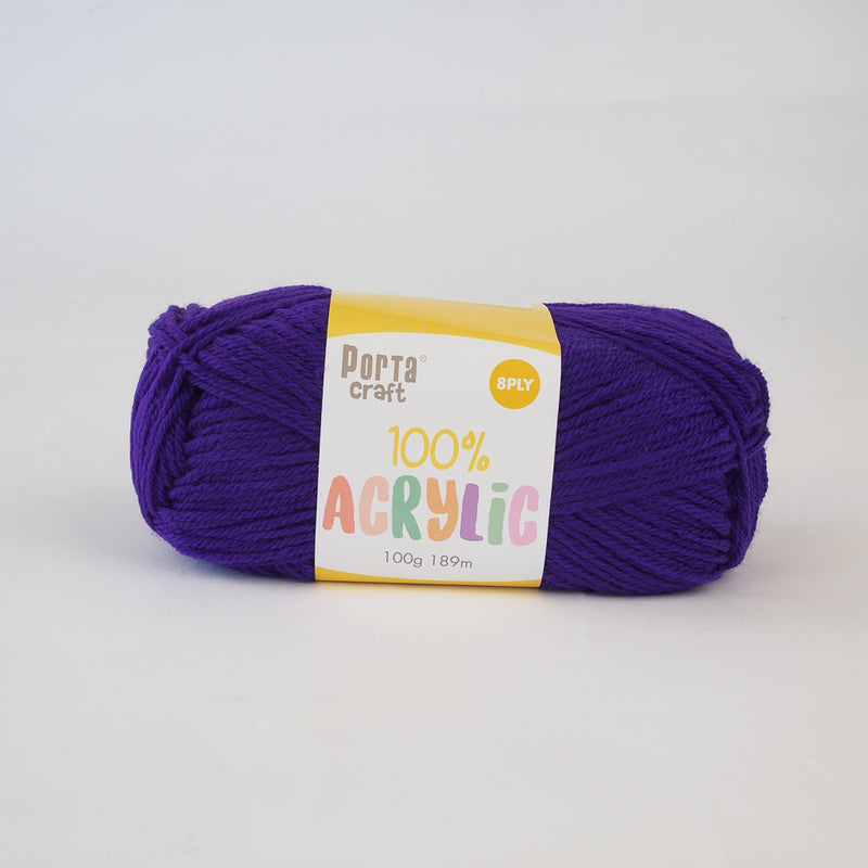 Porta Craft 100% acrylic 8ply - Oz Yarn