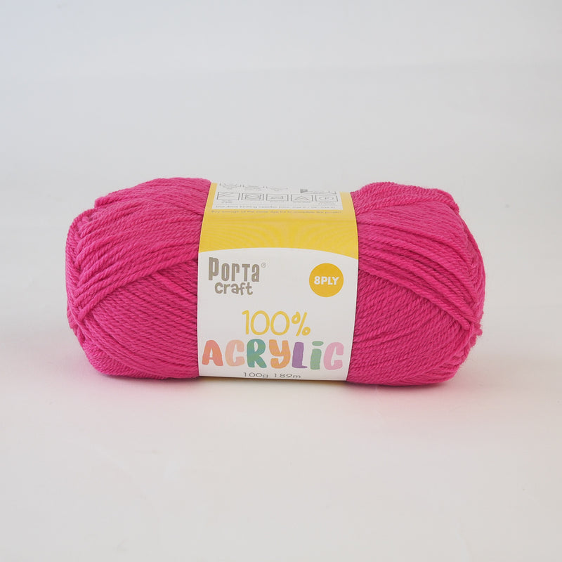 Porta Craft 100% acrylic 8ply - Oz Yarn