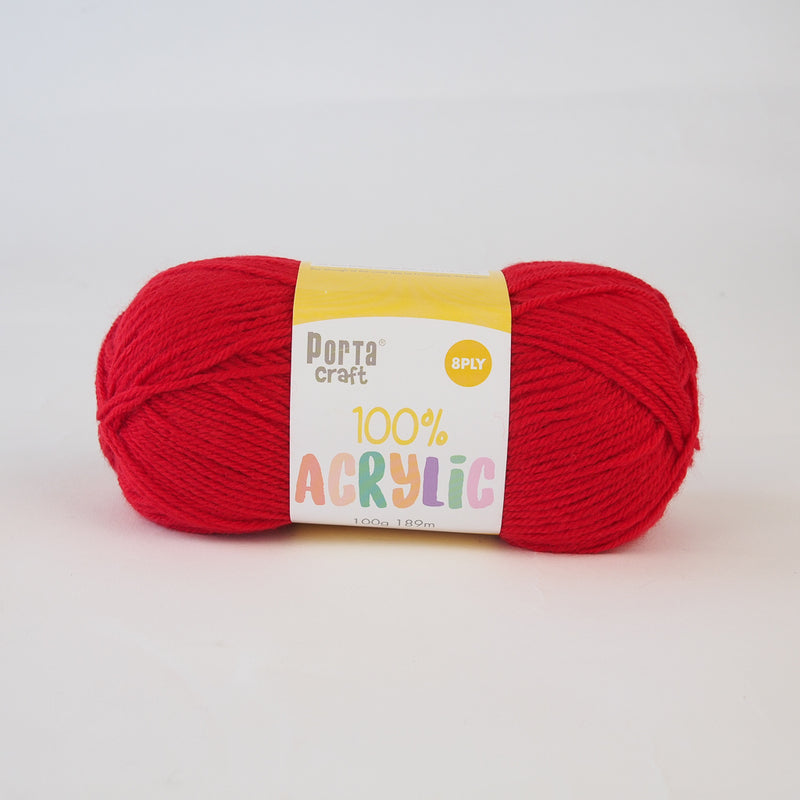 Porta Craft 100% acrylic 8ply - Oz Yarn