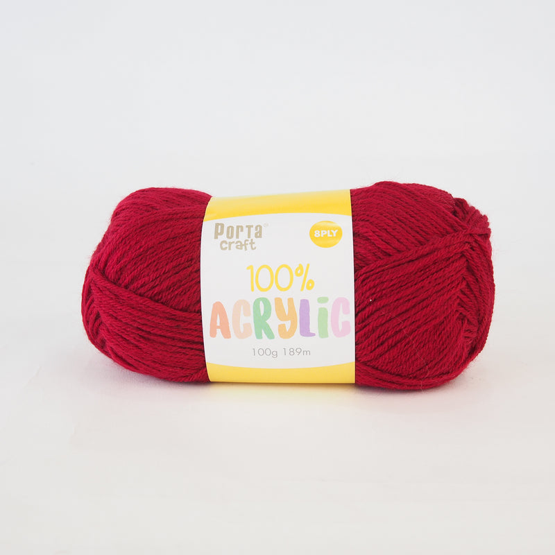 Porta Craft 100% acrylic 8ply - Oz Yarn