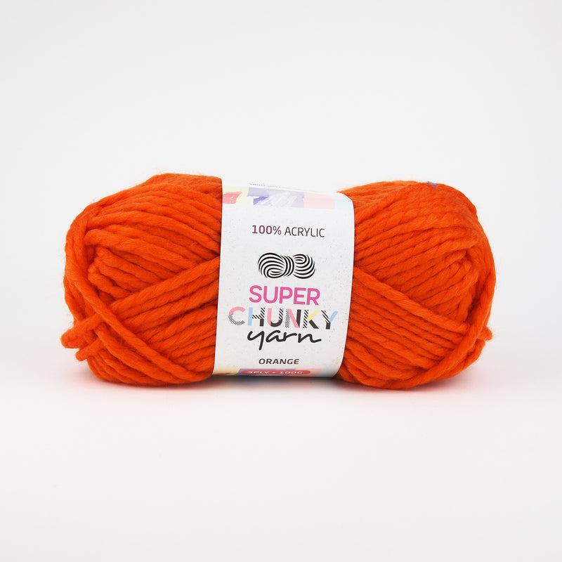 Super Chunky Acrylic Yarn 100g (14 Colours available) - Oz Yarn