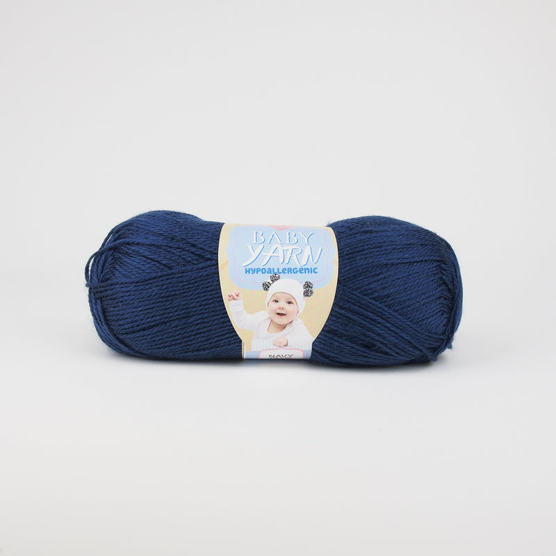 Baby yarn (Hypoallergenic) - 3 ply - 100% Acrylic (13 colours) - Oz Yarn