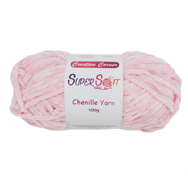 Creative Corner SuperSoft Chenille Chunky Yarn 100g