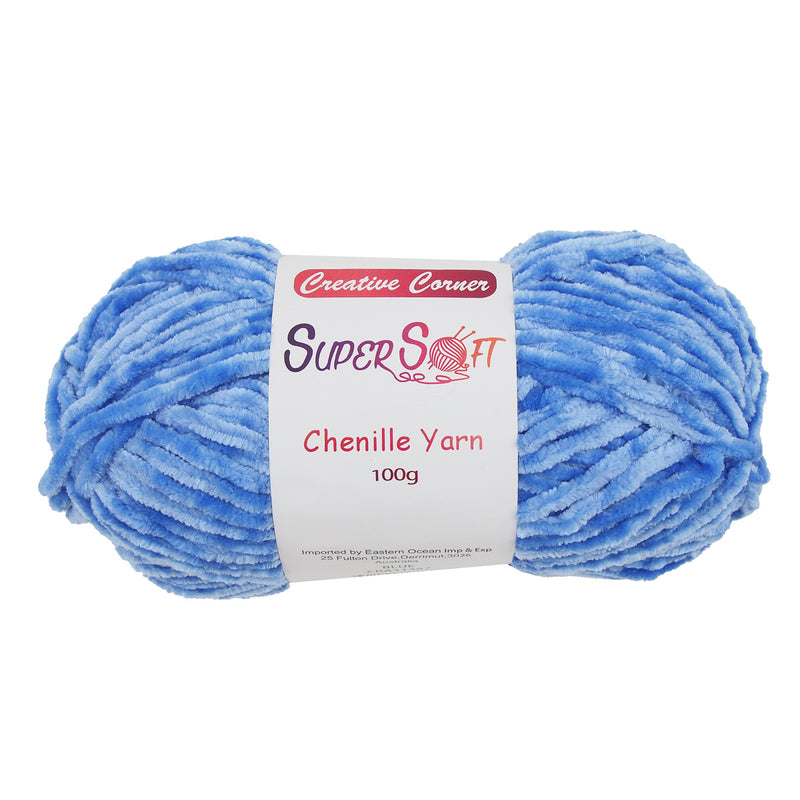 Creative Corner SuperSoft Chenille Chunky Yarn 100g