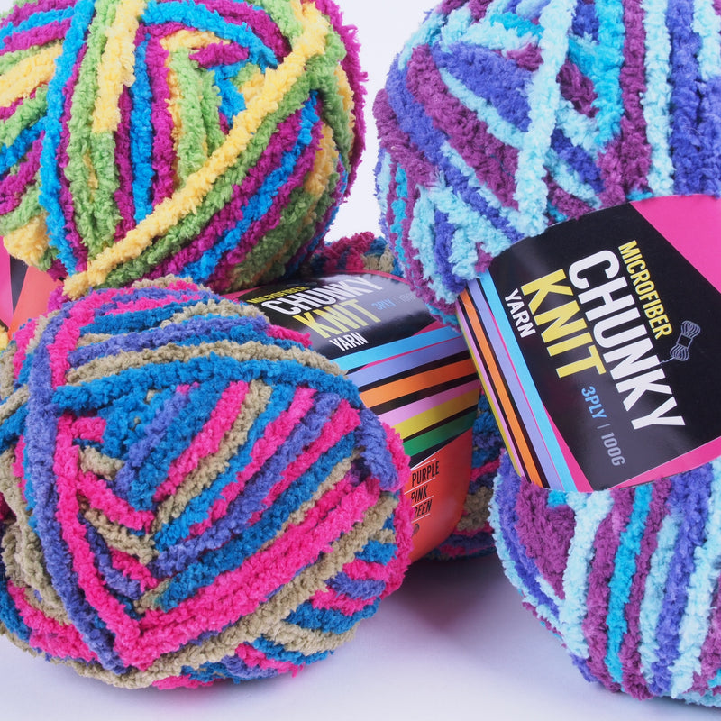 Microfiber Chunky Knit Yarn 100g (16 colours available) - Oz Yarn