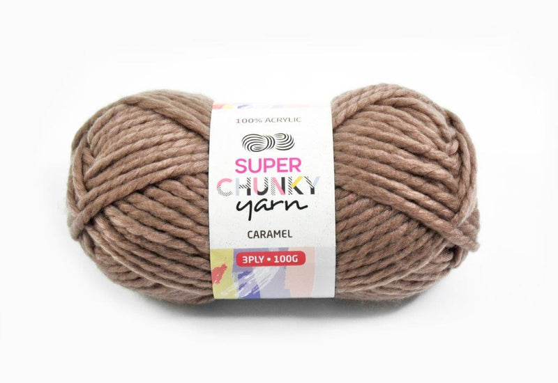 Super Chunky Acrylic Yarn 100g (14 Colours available) - Oz Yarn